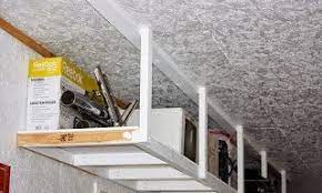 Made of strong, durable steel. Overhead Garage Storage Overhead Garage Storage Garage Ceiling Storage Diy Overhead Garage Storage