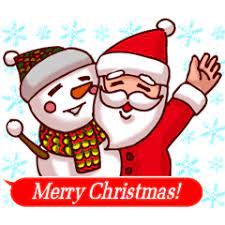 Maybe you would like to learn more about one of these? Merry Christmas Sticker With Santa Line Stickers Line Store