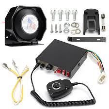 400w 8 Sound Loud Car Warning Alarm Police Fire Siren Horn Pa Speaker Mic System Walmart Com