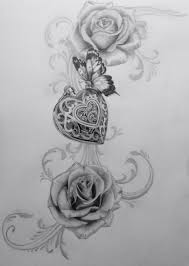 Amulett Draw Drawing Rose Roses Butterfly Mond Tattoo Engel Tattoo Kleine Tattoos