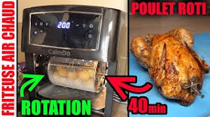 Friteuse A Air Chaud Calmdo Sans Huile 12l 1500w Poulet Roti Type Power Air Fryer Oven M6 Boutique Youtube