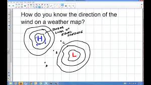 Weather Determining Direction Of Wind On Weather Map