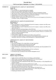 Administrative Assistant Receptionist Resume Samples Velvet Jobs