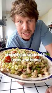 Fried white bean salad with leeks sumac and hemp. An absolute banger for  the end of summer recipes. As today signifies the first day of autumn. Not  that I can tell. Strong 30 degrees today. How is it ...