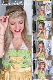 9 Schritte Frisuren Anleitung Oktoberfestfrisur Zu Offenen Haaren Braids Life Frisuren Offene Haare Frisuren Lange Haare Halboffen Anleitung Frisuren Anleitung Flechten