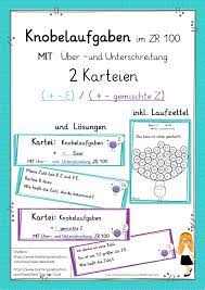 Knobelaufgaben mathe klasse 3 mit lösungen. Knobelaufgaben Im Zr 100 Mit Uber Und Unterschreitung Unterrichtsmaterial Im Fach Mathematik Knobelaufgaben Mathematikunterricht Mathematik