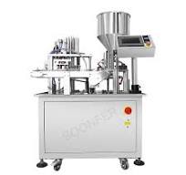 Fully automatic rotary milk yogurt ice cream cup filling and ...