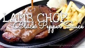 Lamb Chop With Black Pepper Sauce Youtube Stuffed Peppers Lamb Recipes Lamb Steaks