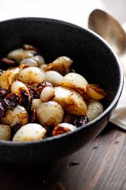 Photos of grilled cipollini onions. Braised Cipollini Onions With Dried Cherries Recipe The Mom 100