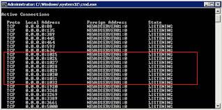 Behaviour Of Rpc Internet Ports On Windows 2008 R2