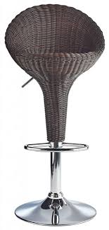 Based on the furniture and space in your office or home, pick a bar stool that's the right size for your room. Blazone Brown Rattan Style Modern Kitchen Bar Stool Height Adjustable