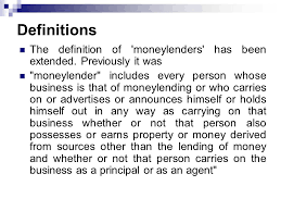 Section 19 is replaced with a new section entitled time of payment of wages. Moneylending Business Issues Implication On Implementing The Moneylenders Amendment Act 2003 By Lee Swee Seng Llb Llm Mba Advocate Solicitor Ppt Download