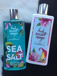 Bath And Body Works Fresh Sea Salt Mango Body Lotion And Shower Gel Set Health Beauty Bath Body Mi Bath And Body Care Bath And Body Works Bath