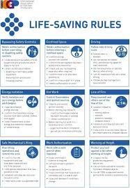 Pdo's 12 life saving rules are the next step in our goal zero journey. Life Saving Rules Tops Iogp Download Charts Iogp