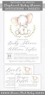 Invite Your Guests To Your Elephant Baby Shower With These Neutral Elephant Invitations You Can Order Baby Shower Elephant Baby Showers Elephant Baby Shower