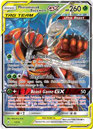 Maybe you would like to learn more about one of these? New Ub Pheromosa Buzzwole Gx Tag Team Card Pokemon Amino