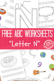Alphabet activities with free printable handprints. Letter N Worksheets Free Kids Printable Kids Activities Blog