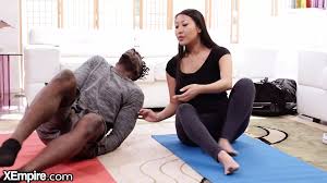 Xempire - Asian Yoga Instructor Takes Her Clients BBC: Kissing Kissing Porn