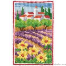 Broderie Point De Croix La Lavandiere Vervaco Ve 0145129 La Maison Du Canevas Et De La Broderie Cross Stitch Cross Stitch Kit Counted Cross Stitch