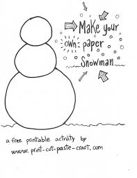 Free Printable Kids Activity Make A Snowman Printable Activities For Kids Printables Kids Free Printables