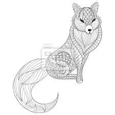 Scopri ricette, idee per la casa, consigli di stile e altre idee da provare. Fuchs Im Zentangle Stil Freihandskizze Fur Erwachsene Antistress Wandsticker Fox Farben Mandala Myloview De
