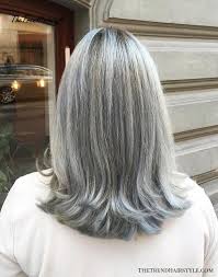 It is about two to three inches length. Gray And Layered 60 Gorgeous Hairstyles For Gray Hair The Trending Hairstyle