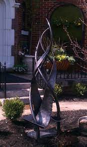Hand Forged Outdoor Iron Sculpture Metal Art Sculpture Metal Sculptures Garden Steel Art