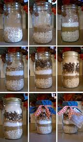 30 Idees Deco Noel Comment Faire Des Bocaux En Verre Deco Plats En Bocaux Cadeaux Alimentaires Melanges Pour Cookies