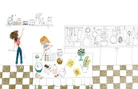 Julia Child 8 Doodle Illustration Children S Picture Books Clothespin Art