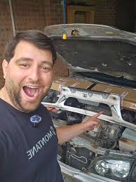 More parts removed from the Caldina. Front bumper guard.  https://www.facebook.com/share/172Wnx271J/