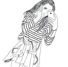 Partager sur facebook coloriages pour les filles · coloriages : Kawaii Coloriage A Imprimer Fille Ado Novocom Top