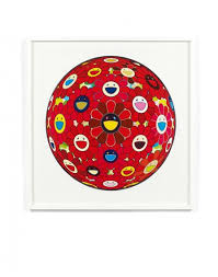 Takashi murakami flower ball lots of colors. Takashi Murakami Flower Ball 3d Red Ball 2013 2013 Mutualart