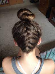My Cousin Has Really Long Hair Braid Up The Back And Put Into A Bun Really Long Hair Long Hair Styles Hair
