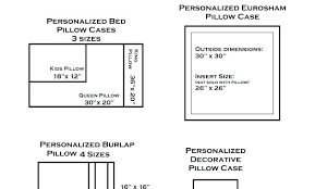 Throw Pillow Sizes Chart Pillow Size Chart Throw Home Center