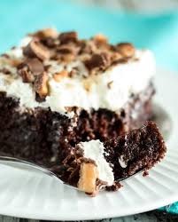 Add eggs in 1 at a time, mixing well between each addition. Incredible Heath Bar Cake Recipe Creations By Kara