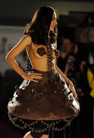 Dress Made Out Of Chocolate Chocolate Fashion Fashion Female Girl