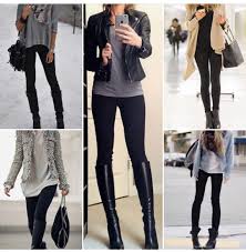Me Encanta Este Look All Winter Long If Not Too Cold Leather Boots If Too Cold Then Uggs Casual Winter Outfits Vegas Outfit Ideas Winter Cute Work Outfits