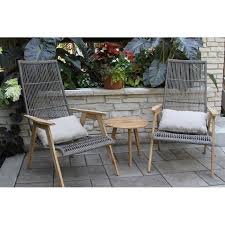 Largent Teak Patio Chair With Cushions Reviews Allmodern Teak Patio Furniture Wicker Lounge Chair Patio Chairs