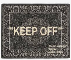 You can now order the virgil abloh x ikea keep off rug: Legenda Atsistokite Vietoje PaslÄ—pimas Ikea X Virgil Abloh Carpet Yenanchen Com