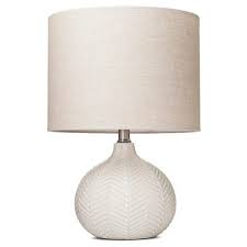 Textured Ceramic Accent Lamp Cream Includes Cfl Light Bulb Threshold In 2020 Table Lamp Ceramic Table Lamps Cream Lamps