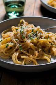 Linguine With Melted Onions And Cream Recipe Recipe Pasta Dishes Cooking Recipes