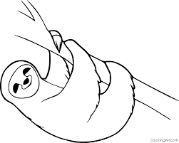 On each of the following pages, you will find an image of one famous work of art. Sloth Coloring Pages Coloringall