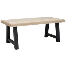 Among the popular types, wood dining table remains one of the most favorable and popular. Beach Garden 195cm Dining Table Graphite And Aged Teak Garden Tables Garden Furniture