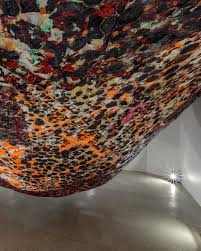 MarkBradford delves into complex social issues through his art, revealing  layers of form and meaning. In 2017, Bradford represented the United States  at the 57th Venice Biennale with his solo exhibition 'Tomorrow