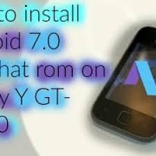 So, you don't need to download the gapps file separately. Free How To Install Android 7 0 Noughat Rom On Galaxy Y Gt S5360 Mp3 With 13 43