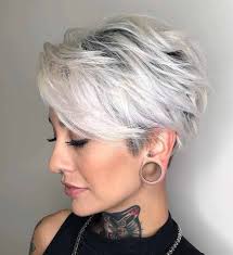 You'll love these 50 female short haircuts perfect for all face shapes and hair textures. Grey Hairstyles For Short Hair 2021 Short Hair Models