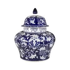 This figueiredo ginger decorative jar is an elegant tabletop accent. Aline Ceramic Giant Ginger Jar