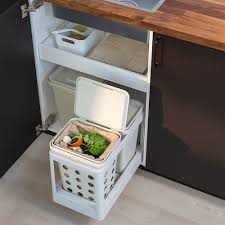 Hallbar Uittrekbaar Frame V Afvalsortering Lichtgrijs Ikea Ikea Spoelbak Ikea Keuken