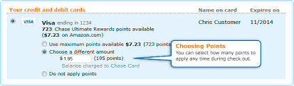 You must link your credit card to your bank account to access your you can access the reward catalogue and choose the best gift that you like; Amazon Com Shop With Points