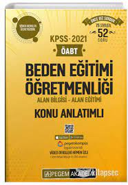 2021 beden eğitimi öabt genel tekrar kampi; 2021 Oabt Beden Egitimi Ogretmenligi Konu Anlatimli Pegem Yayinlari 9780202000541